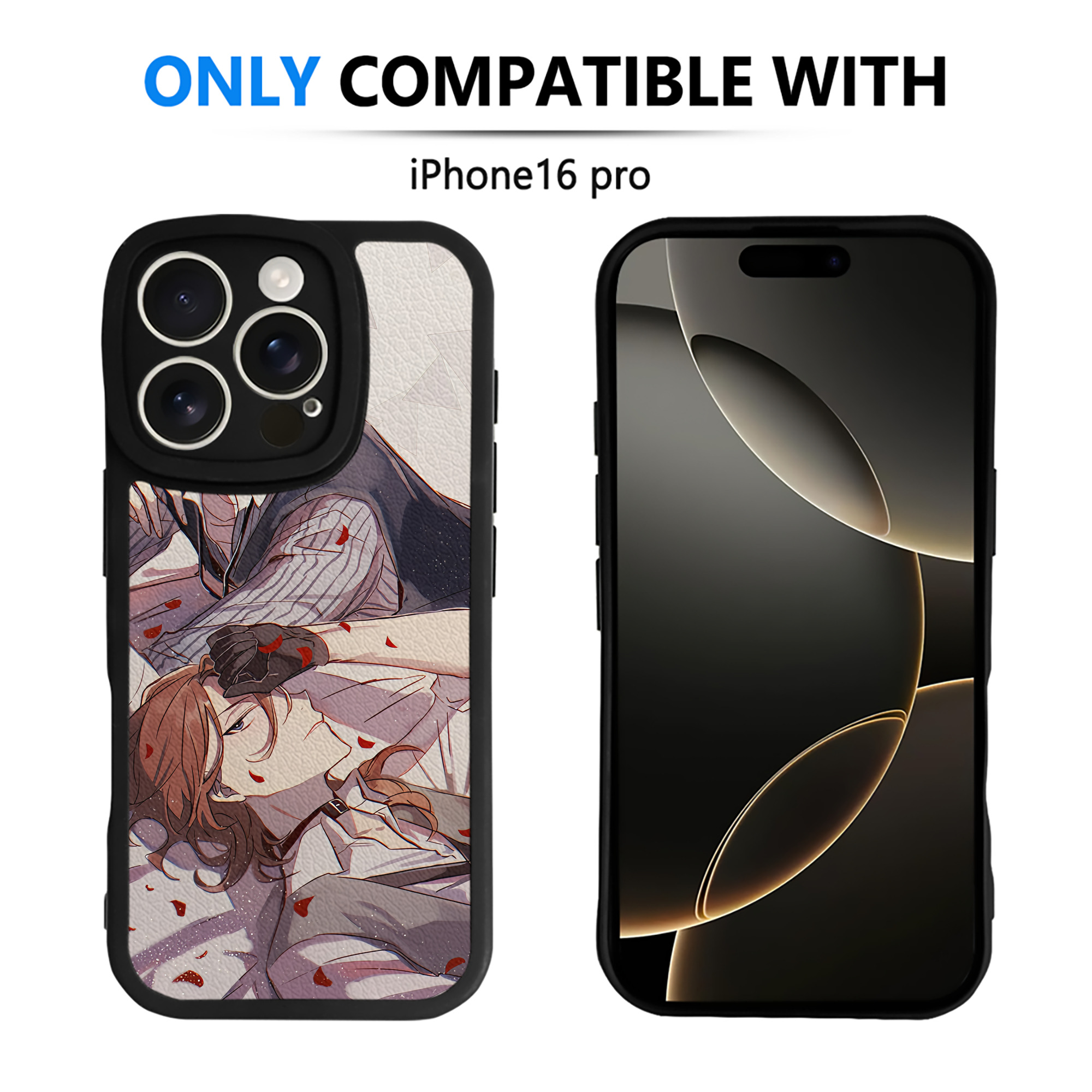 （画像用） 文豪ストレイドッグス Bungo Stray Dogs 【iPhone 16シリーズ対応】シリコンスマホケース（レザー調） 材質：シリコン